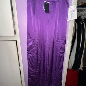 2 Marshalls Vibrant Purple Satin pants